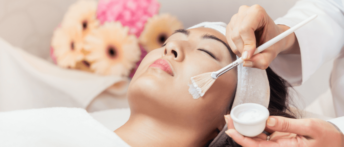 beauty therapy on face