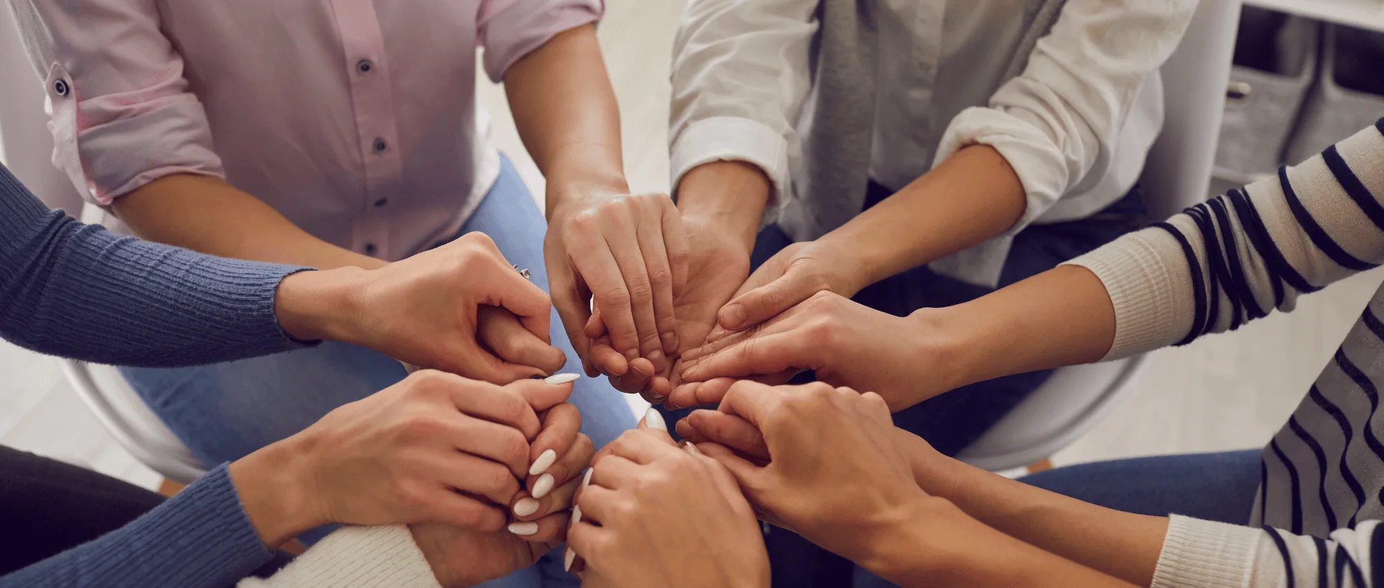 People holding hands